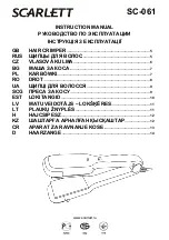 Preview for 2 page of Scarlett SC-061 Instruction Manual