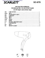 Предварительный просмотр 1 страницы Scarlett SC-072 Instruction Manual