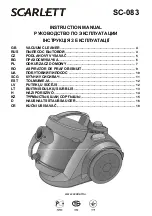 Preview for 1 page of Scarlett SC-083 Instruction Manual