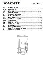 Scarlett SC-1031 User Manual Manual preview