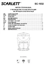 Scarlett SC-1032 Instruction Manual preview