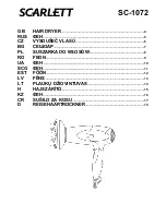 Scarlett SC-1072 Instruction Manual preview