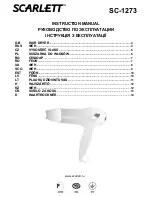 Scarlett SC-1074 Instruction Manual preview