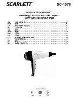 Scarlett SC-1078 Instruction Manual preview