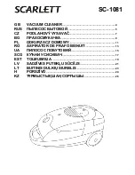 Preview for 1 page of Scarlett SC-1081 Instruction Manual