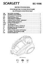 Scarlett SC-1086 Instruction Manual preview