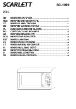 Предварительный просмотр 1 страницы Scarlett SC-1099 Manual