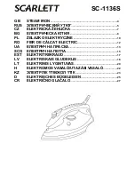 Scarlett SC-1136S Instruction Manual preview