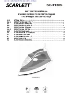 Scarlett SC-1138S Instruction Manual preview