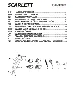 Preview for 1 page of Scarlett SC-1262 Instruction Manual