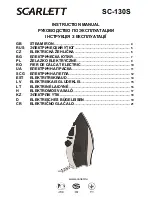 Scarlett SC-130S Instruction Manual preview