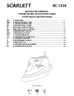 Scarlett SC-133S Instruction Manual preview