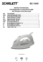 Предварительный просмотр 2 страницы Scarlett SC-134S Instruction Manual