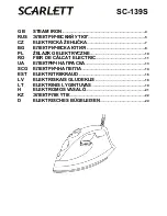 Предварительный просмотр 1 страницы Scarlett SC-139S Instruction Manual