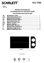 Предварительный просмотр 1 страницы Scarlett SC-1700 Instruction Manual