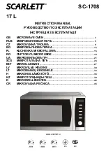 Preview for 1 page of Scarlett SC-1708 Instruction Manual