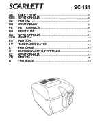 Preview for 1 page of Scarlett SC-181 Instruction Manual