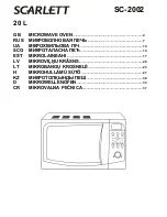 Scarlett SC-2002 Manual preview
