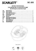 Scarlett SC-203 Instruction Manual preview