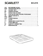 Preview for 1 page of Scarlett SC-215 Instruction Manual