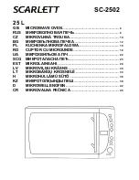 Preview for 1 page of Scarlett SC-2502 Instruction Manual