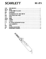 Scarlett SC-273 Instruction Manual preview