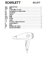 Scarlett SC-277 Instruction Manual preview