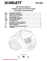 Preview for 1 page of Scarlett SC-282 Instruction Manual