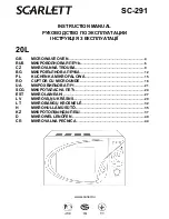 Scarlett SC-291 Instruction Manual preview