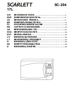 Preview for 1 page of Scarlett SC-294 Instruction Manual