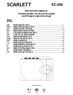 Scarlett SC-296 Instruction Manual preview