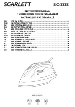 Scarlett SC-333S Instruction Manual preview