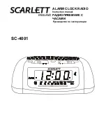 Preview for 1 page of Scarlett SC-4001 Instruction Manual