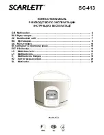 Scarlett SC-413 Instruction Manual предпросмотр