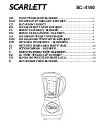 Scarlett SC-4140 Instruction Manual preview