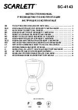 Предварительный просмотр 2 страницы Scarlett SC-4143 Instruction Manual