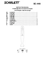 Scarlett SC-448 Instruction Manual preview