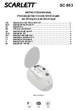 Preview for 2 page of Scarlett SC-953 Instruction Manual