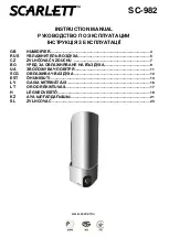 Scarlett SC-982 Instruction Manual preview