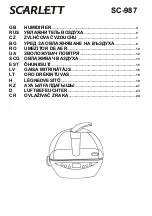 Предварительный просмотр 1 страницы Scarlett SC-987 Instruction Manual