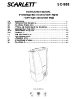 Scarlett SC-988 Instruction Manual предпросмотр