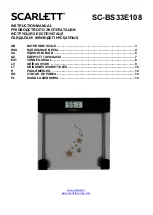 Preview for 1 page of Scarlett SC-BS33E108 Instruction Manual