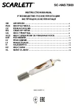 Scarlett SC-HAS73I03 Instruction Manual предпросмотр