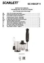 Scarlett SC-HB42F11 Instruction Manual preview