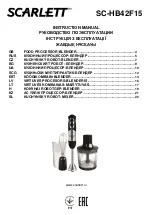 Scarlett SC-HB42F15 Instruction Manual preview