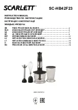 Scarlett SC-HB42F23 Instruction Manual preview