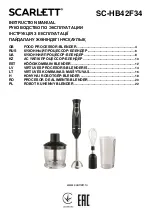 Scarlett SC-HB42F34 Instruction Manual предпросмотр