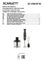 Scarlett SC-HB42F39 Instruction Manual preview