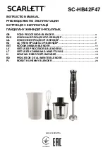 Scarlett SC-HB42F47 Instruction Manual preview