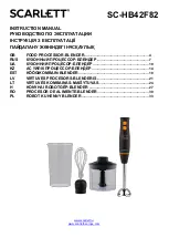 Scarlett SC-HB42F82 Instruction Manual предпросмотр